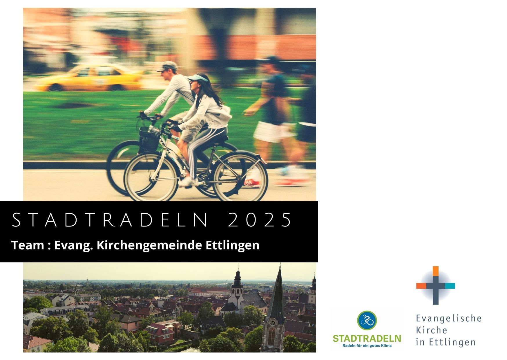 Stadtradeln für das Team der evangelischen Johannesgemeinde vom 29. Juni bis 19. Juli 2025
