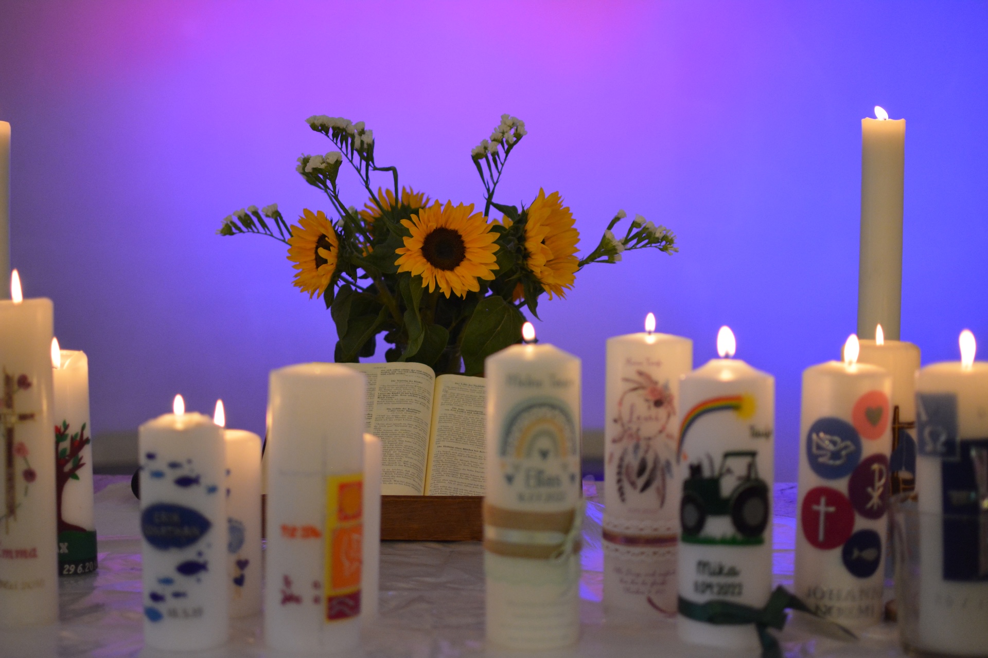 Taufkerzen_Tauferinnerung am 28.6 um 10:30 in der Johanneskirche