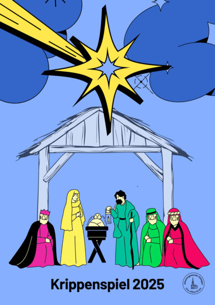Plakat: Krippenspiel 2025