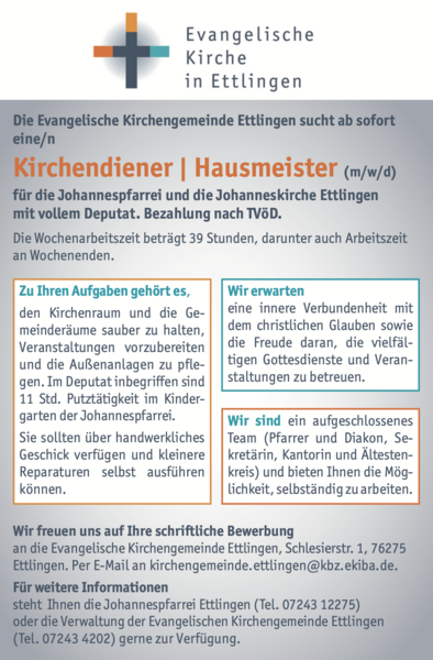 Hausmeister/Kirchendiener